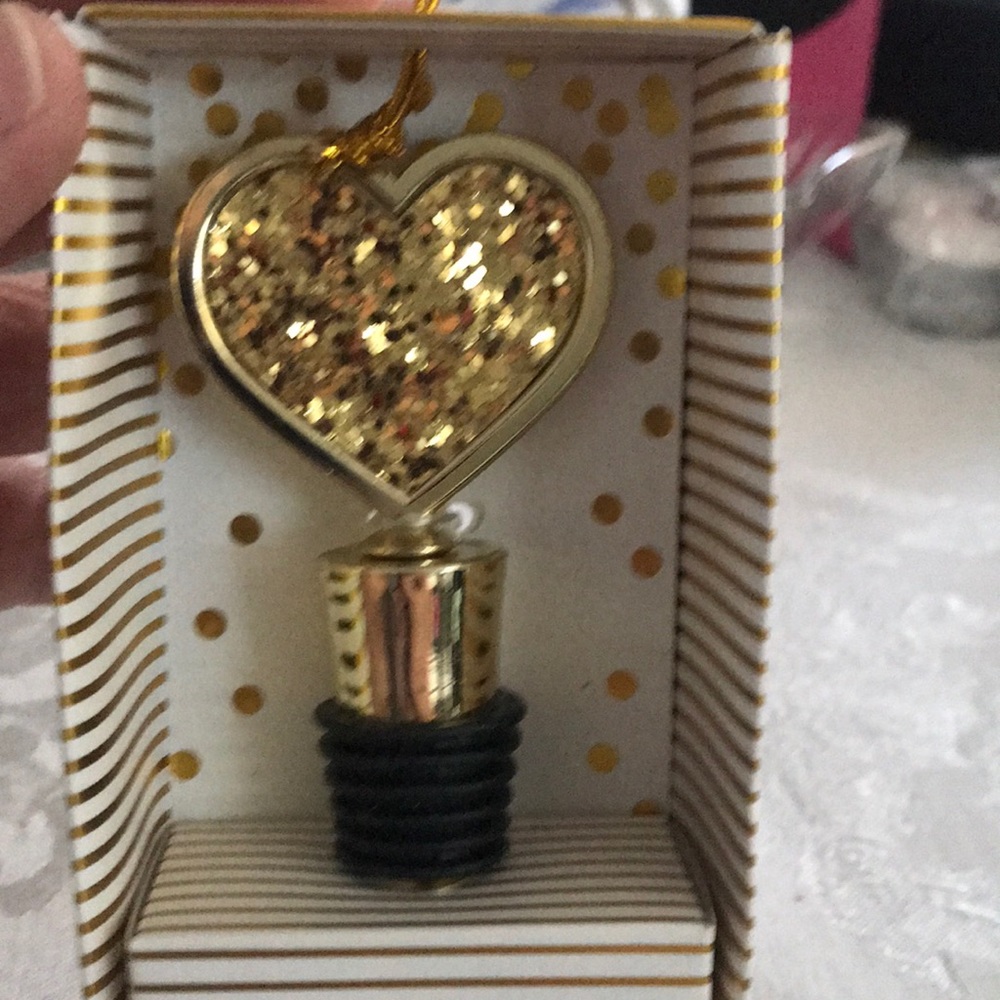 Heart shaped wine cork